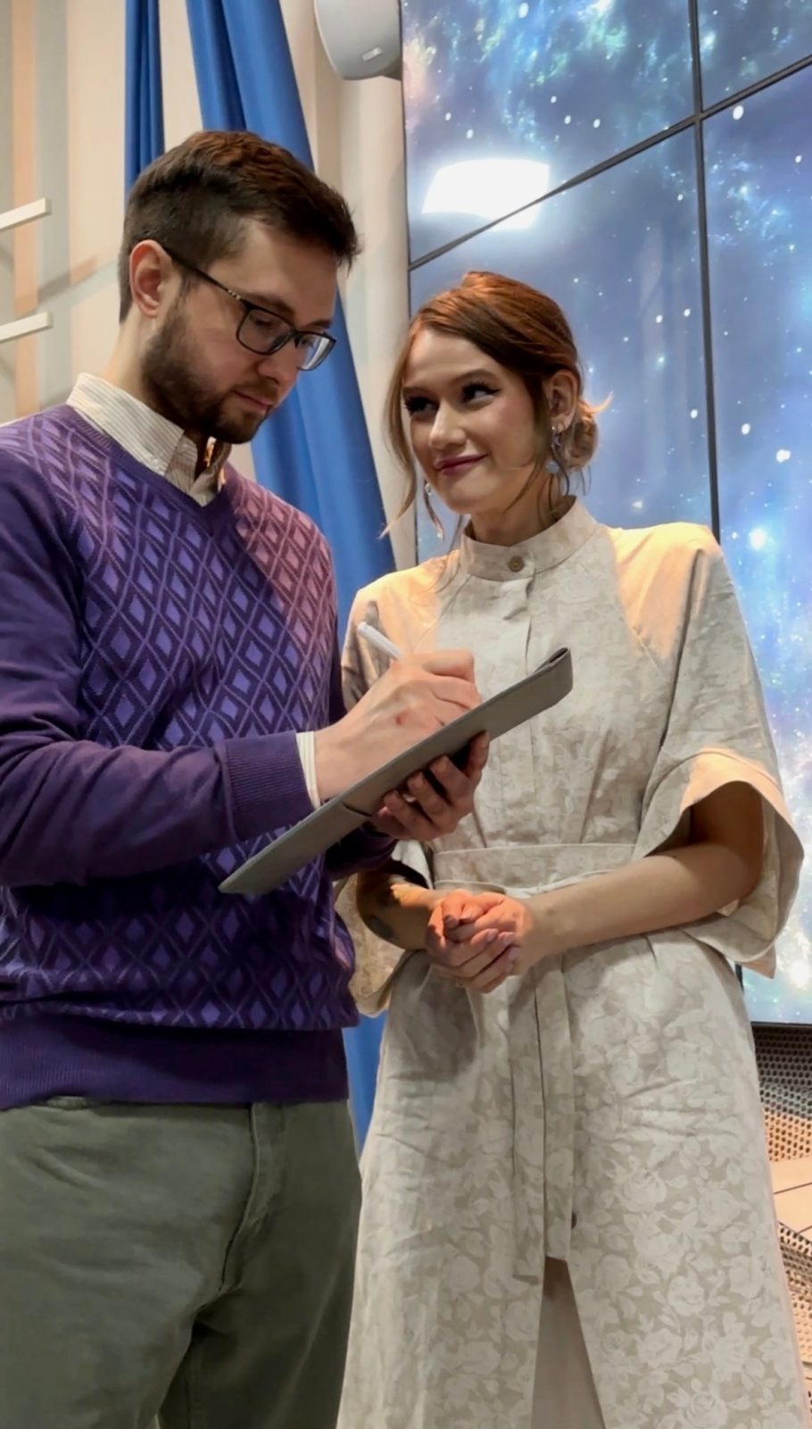 Рязанскую пару "поженил" космонавт Юрий Гагарин