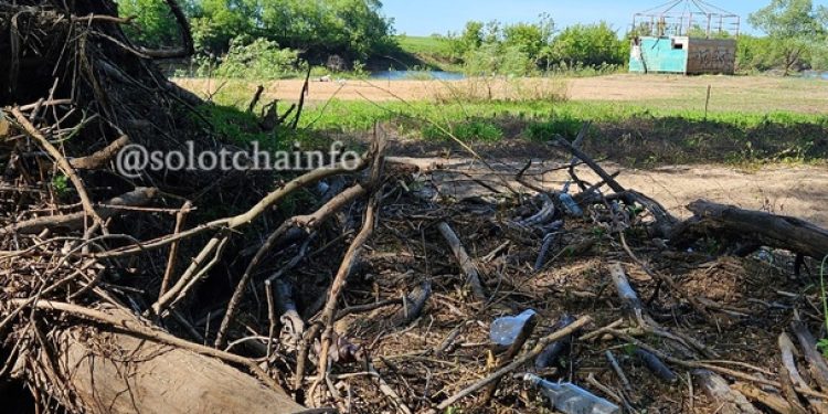 Жители рязанской Солотчи пожаловались на состояние пляжа у Лысой горы