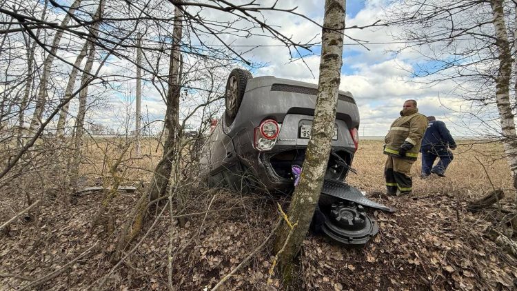 В Рязанском районе опрокинулась легковушка, пострадал 10-летний ребенок