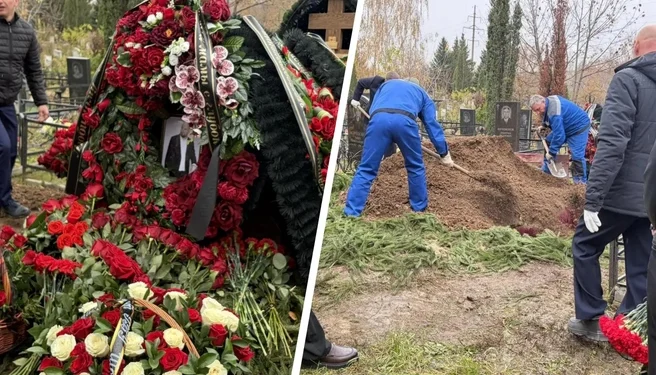 Рыдающие чиновники и закрытый гроб: в Рязани простились с замминистра здравоохранения — репортаж из храма и с кладбища
