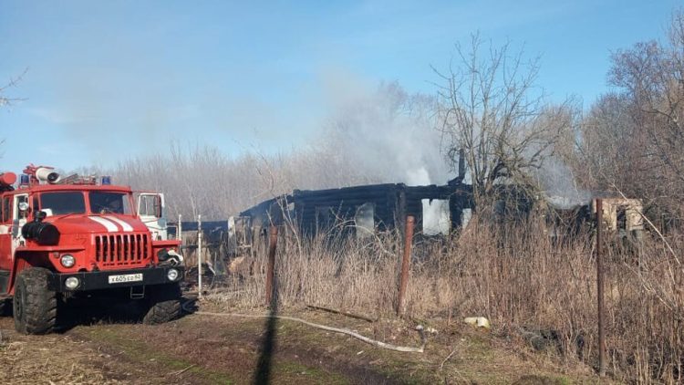 В Сараевском районе сгорел жилой дом и надворная постройка, погибли козы и собака