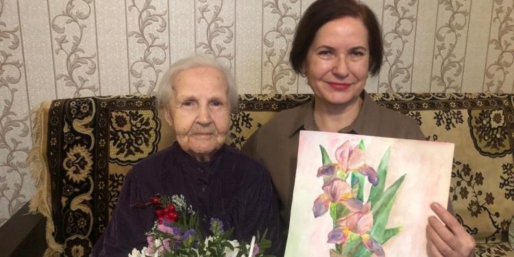 Жительница рязанского Сасова Эльвира Маслова отпраздновала 90-летие