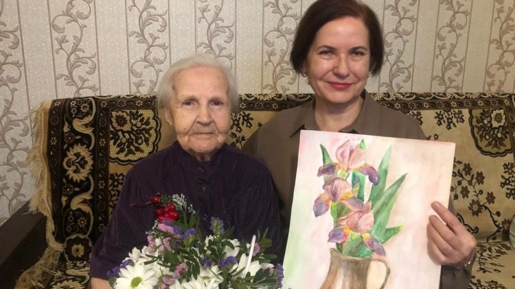 Жительница рязанского Сасова Эльвира Маслова отпраздновала 90-летие