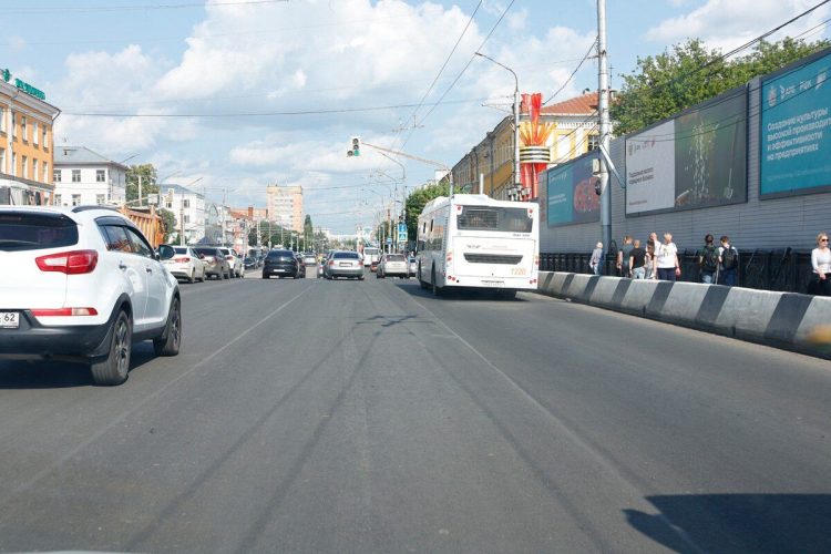 В Рязани досрочно завершен ремонт Троицкого моста на Первомайском проспекте