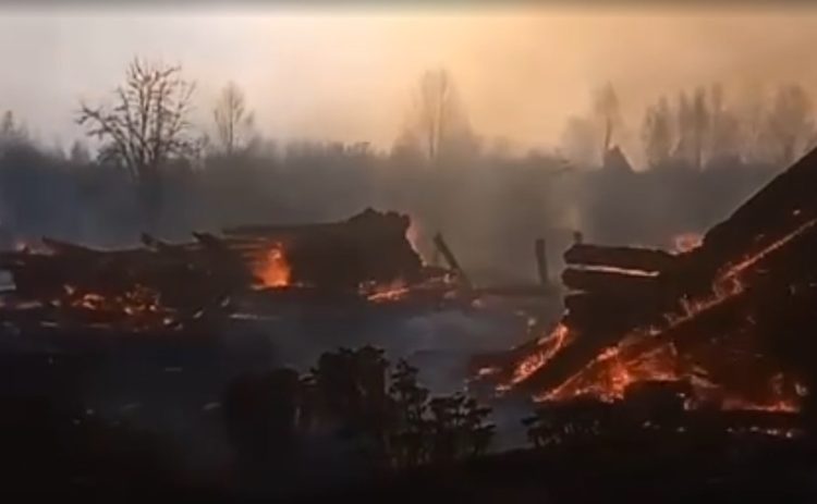 В Клепиковском районе сгорели 7 домов