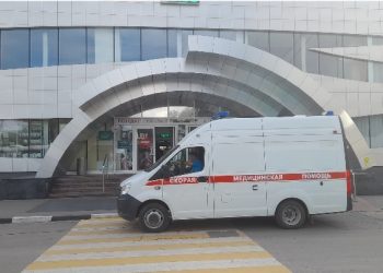 Около рязанского автовокзала «Центральный» заметили машину скорой помощи