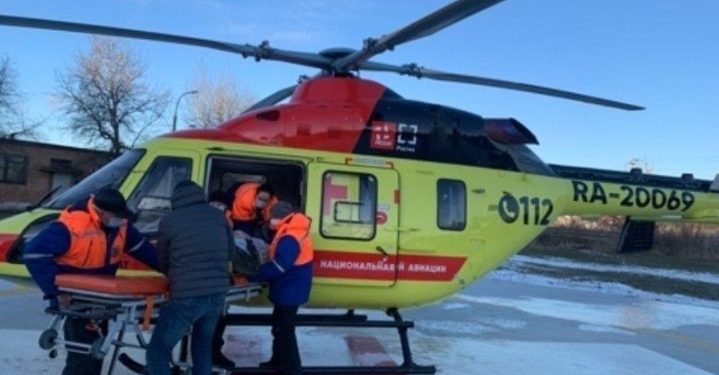 С начала 2025 года вертолёт санавиации доставил в Рязань 7 пациентов С начала 2025 года вертолёт санавиации доставил в Рязань 7 пациентов