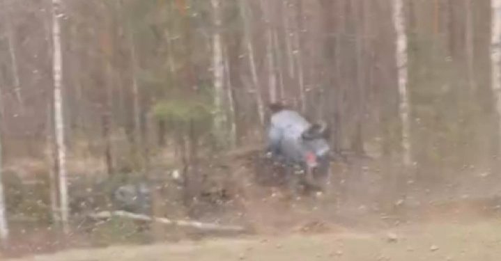 В Рязанском районе легковушка улетела в кювет