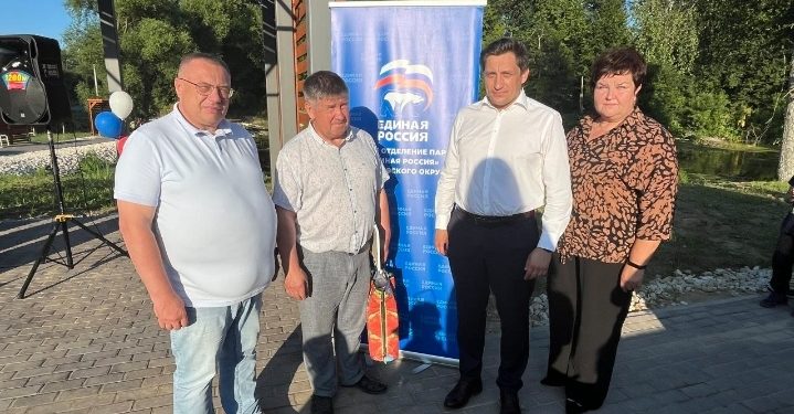 В деревне Дмитриево Касимовского округа открылось новое общественное пространство