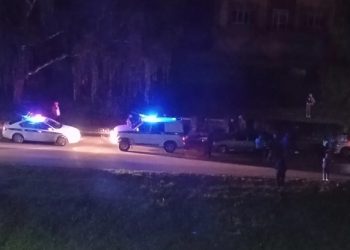 В Рязани автомобиль ДПС попал в массовое ДТП