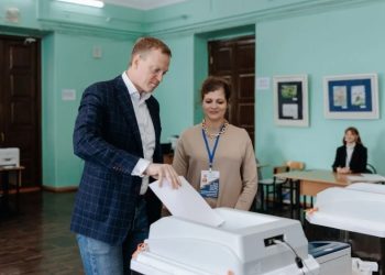 Губернатор Павел Малков проголосовал на выборах депутатов Рязанской облдумы