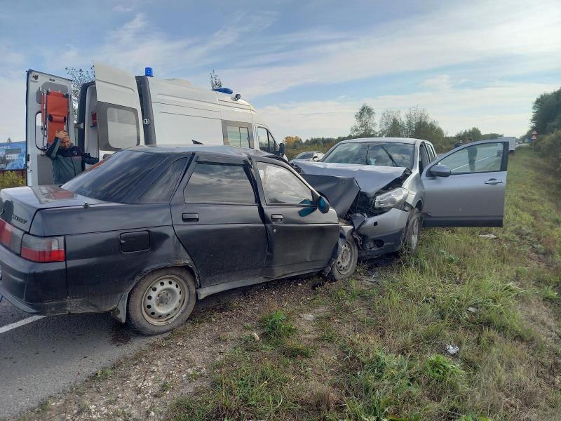 В ДТП в Клепиковском районе пострадал водитель ВАЗ