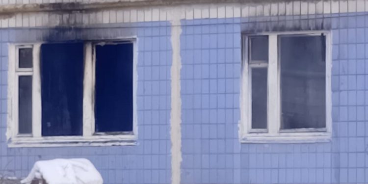 В рязанском Сасове в многоэтажке произошел пожар