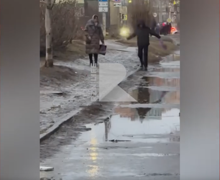 Рязанцы пожаловались на дорогу, ведущую к школе №73 в Кальном