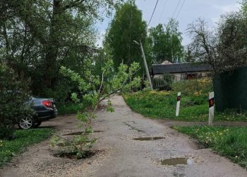 Единственная дорога на Комсомольской исчезла в Скопине Единственная дорога на Комсомольской исчезла в Скопине