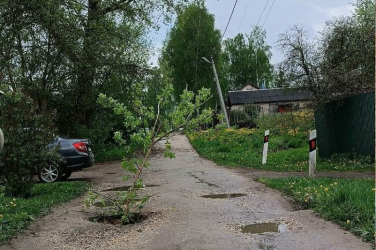 Единственная дорога на Комсомольской исчезла в Скопине