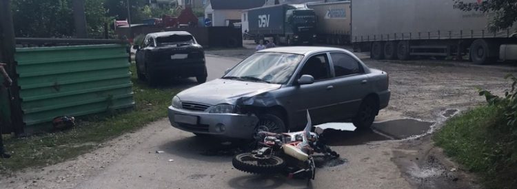 В ДТП под Рязанью пострадал 15-летний мотоциклист