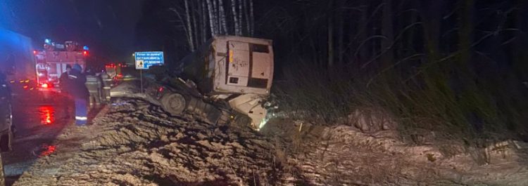 В Путятинском районе в ДТП погиб 42-летний водитель грузовика «DAF»