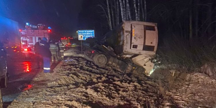 В Путятинском районе в ДТП погиб 42-летний водитель грузовика «DAF»