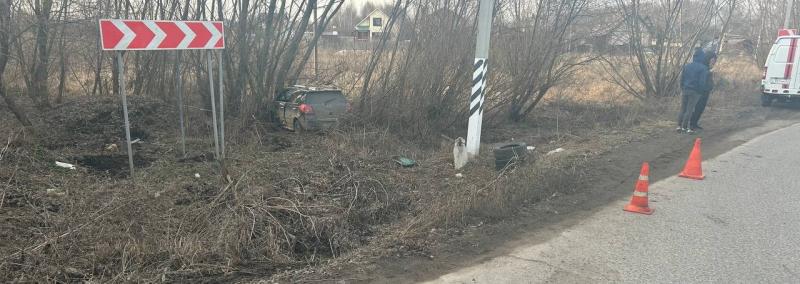 В Рязанском районе легковушка врезалась в дерево, погиб 36-летний водитель