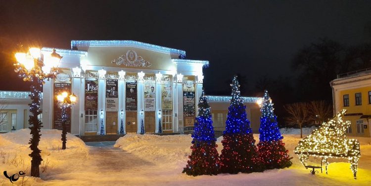 Рязанская филармония преобразилась к Новому году