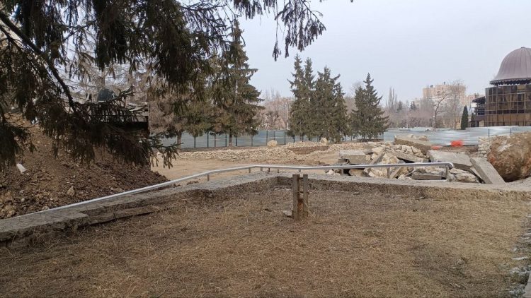 Возле Рязанского театра кукол стартовали работы по благоустройству