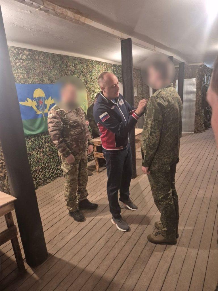 Вице-губернатор Рязанской области Артем Бранов посетил 387-й полк в зоне СВО
