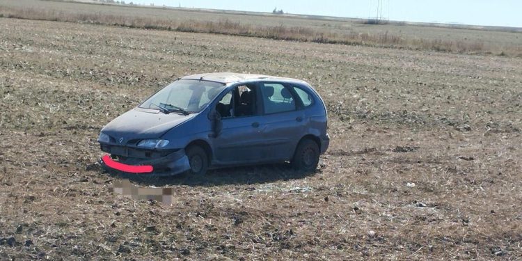 В Пронском районе легковушка вылетела в кювет