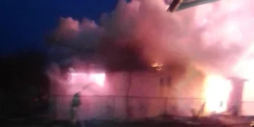 Шесть часов тушили смертельный пожар в Рязанской области