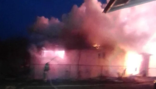 Шесть часов тушили смертельный пожар в Рязанской области