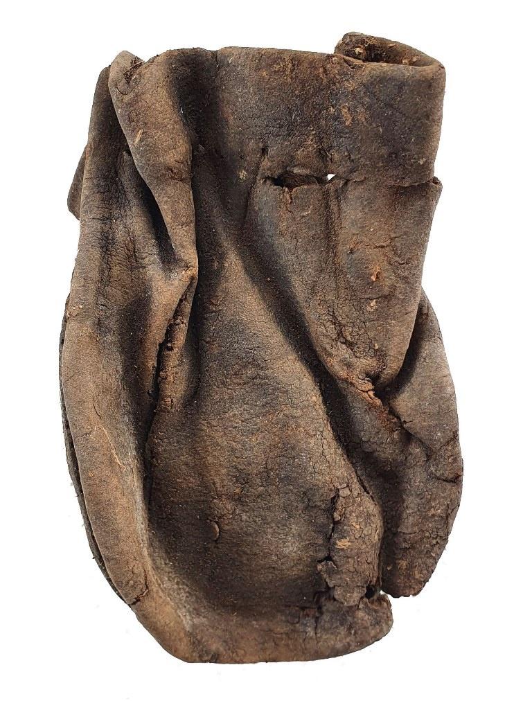 Рязанские археологи обнаружили на раскопках кожаную сумку, кошелек и серьгу XV века