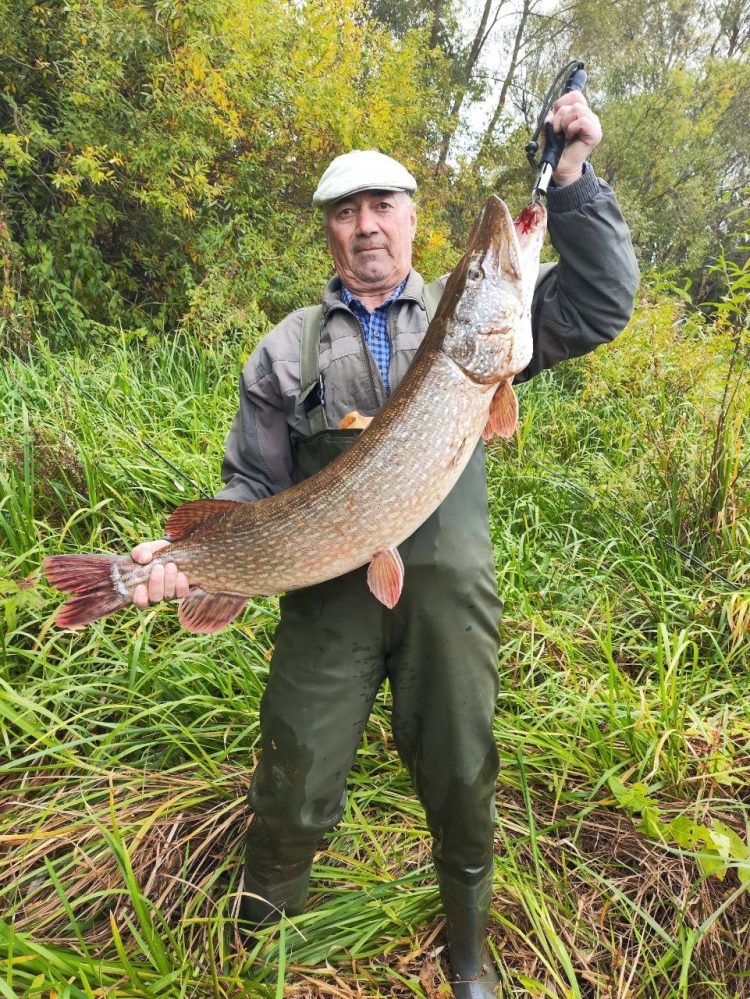 Мужчина выловил из рязанской реки рыбу весом почти 10 килограммов