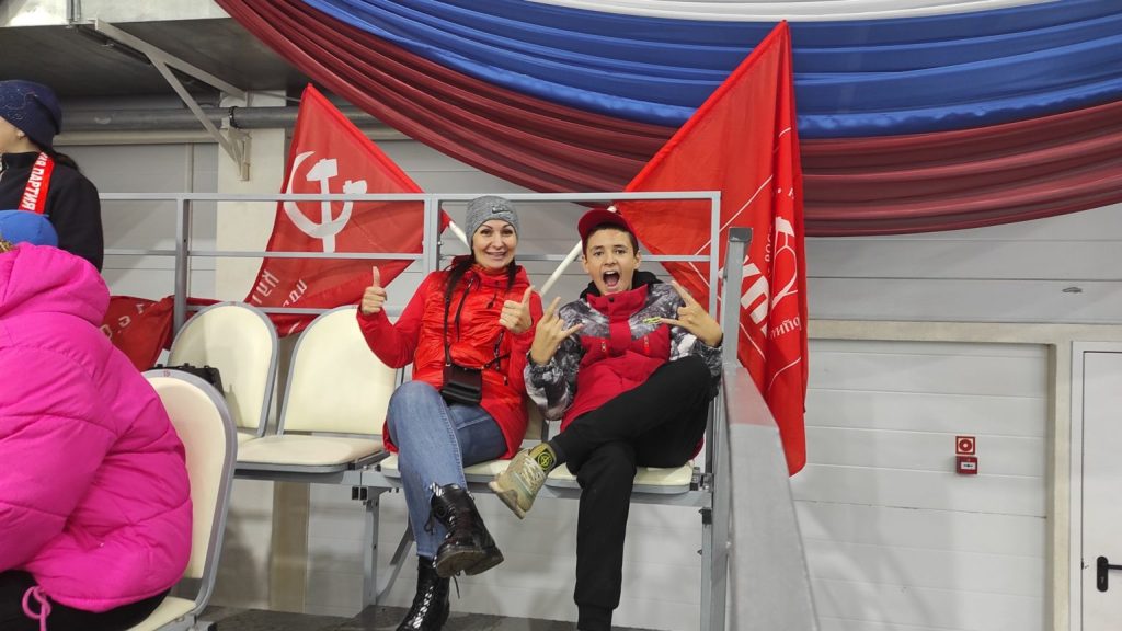 12 ноября ХК «КПРФ» встретилась с командой «РГВВДКУ»