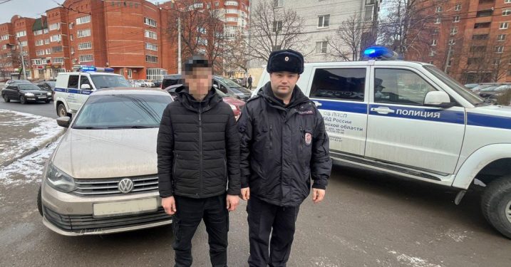 В центре Рязани полицейские задержали 29-летнего нетрезвого водителя