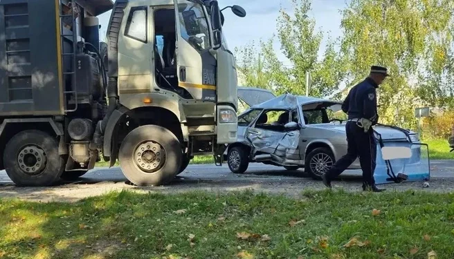 Два человека пострадали в аварии с грузовиком под Рязанью