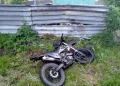 13-летний мотоциклист протаранил забор в Рязани