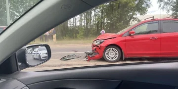 В Рязани произошло тройное ДТП
