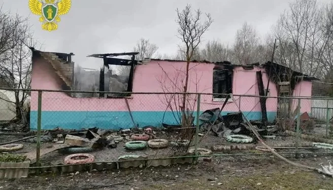 Погибший при пожаре мужчина в Рязанской области