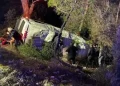 В Турции перевернулся экскурсионный автобус — в нем ехали 14 альпинистов