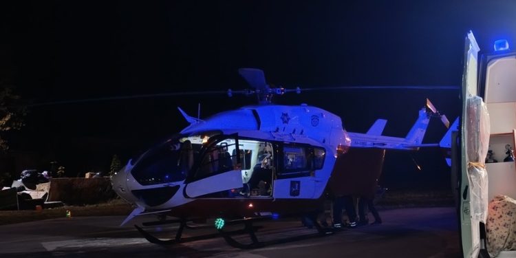 Вертолет санавиации доставил «тяжелого» пациента из Касимова в Рязань за 40 минут