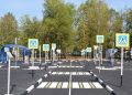 В детском автогородке ЦПКиО остался один электромобиль