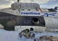 Вертолет завалился на бок и травмировал десять человек
