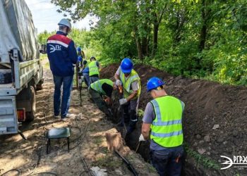 Реконструкция кабельных линий в Кальном вступила в первый этап