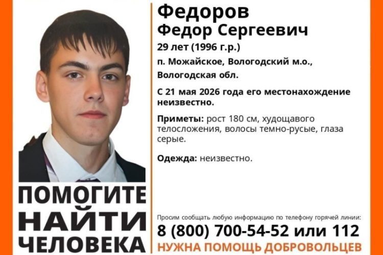 29-летнего мужчину ищут в Рязанской области