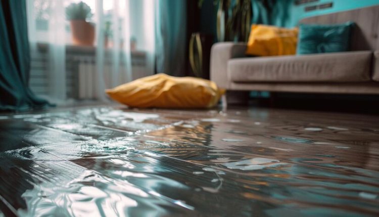 Жители рязанской улицы Большой три недели борются с потопом в многоэтажке