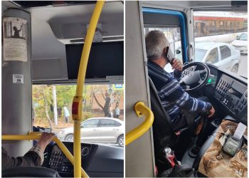 Рязанцев возмутил «залипающий в телефоне» водитель маршрутки №49