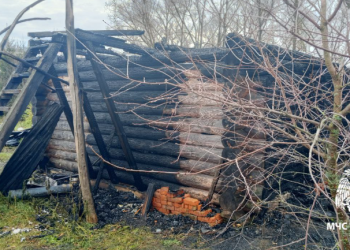 В Сапожковском районе сгорела баня В Сапожковском районе сгорела баня