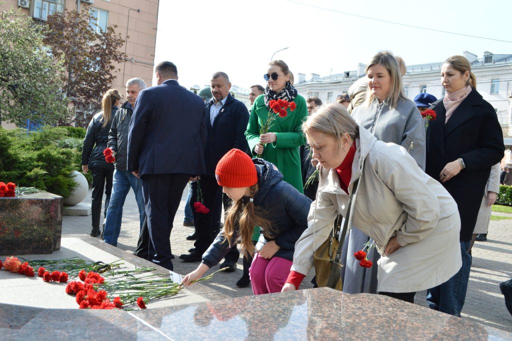 Горожане почтили память советской "хозяйки" Рязани Надежды Чумаковой