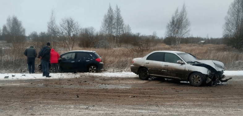 В ДТП в Скопинском районе пострадали два водителя