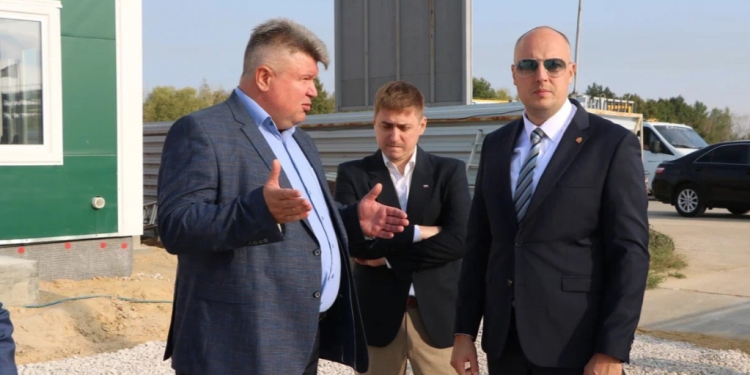 Бранов посетил Скопинский район с рабочей поездкой